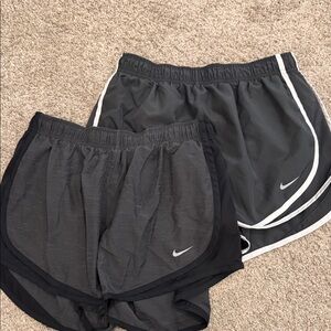 Nike Dual Pack Black and Gray Shorts